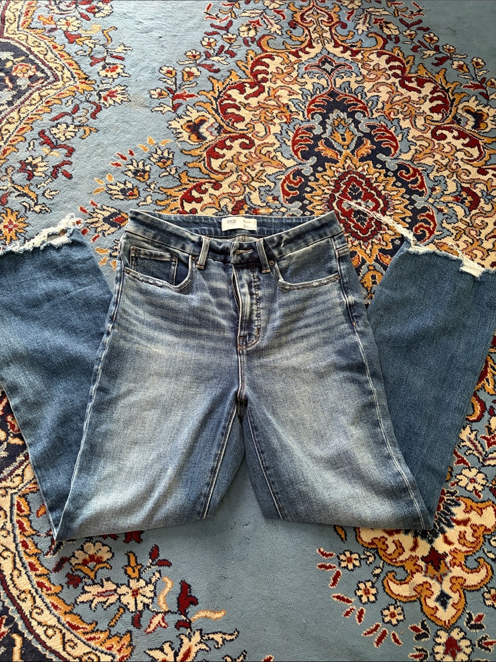 BKE Billie Cropped Straight Jeans Lovato Wash NWOT | Women’s 28x28 - Picture 3 of 6